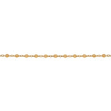 Flat Disc Necklet In 9 Carat Yellow Gold available from LeGassick Fine Jewellery, Gold Coast, Australia. Showrooms at Pacific Fair and Runaway Bay Centre.