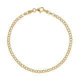 Round Belcher Bracelet 19cm In 9 Carat Yellow Gold available from LeGassick Fine Jewellery, Gold Coast, Australia. Showrooms at Pacific Fair and Runaway Bay Centre.