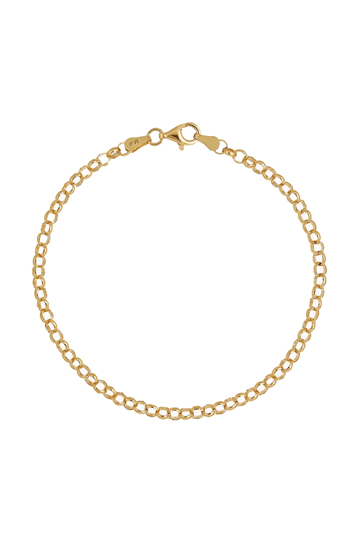 Round Belcher Bracelet 19cm In 9 Carat Yellow Gold available from LeGassick Fine Jewellery, Gold Coast, Australia. Showrooms at Pacific Fair and Runaway Bay Centre.