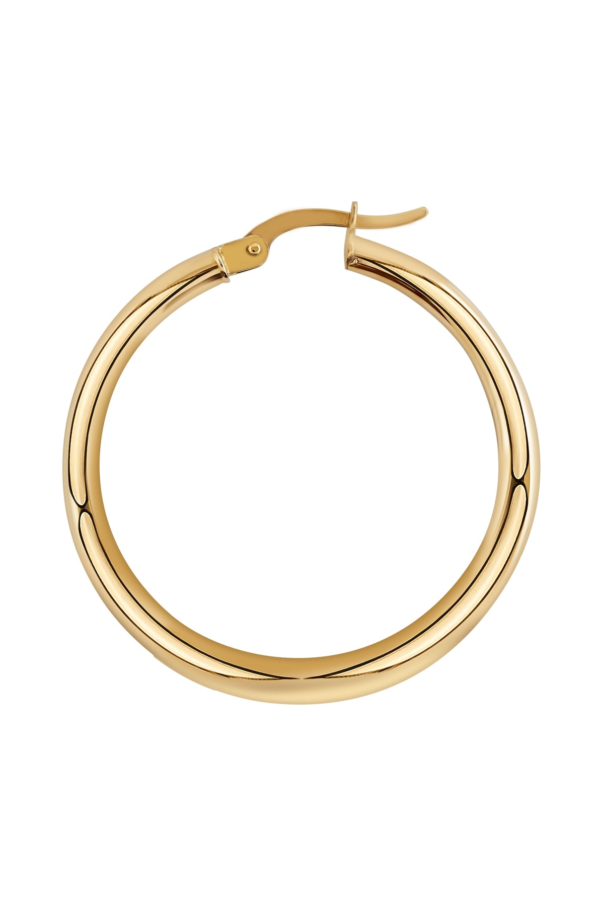 Round to Flat Hoop Earrings In 9 Carat Yellow Gold available from LeGassick Fine Jewellery, Gold Coast, Australia. Showrooms at Pacific Fair and Runaway Bay Centre.