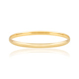 Timeless 9 Carat Yellow Gold 5mm Bangle from LeGassick Jewellery.