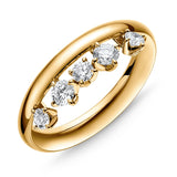 Barre Floating Diamond Ring from Hearts On Fire from LeGassick Jewellery Gold Coast, Australia.