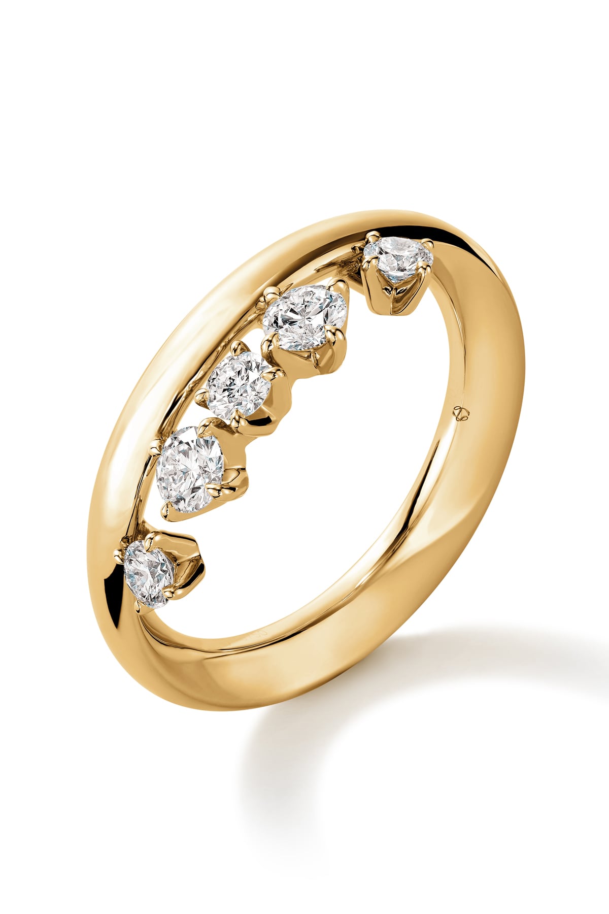 Barre Floating Diamond Ring from Hearts On Fire from LeGassick Jewellery Gold Coast, Australia.