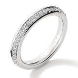 Barre Pave Band in White Gold from Hearts On Fire from LeGassick Jewellery Gold Coast, Australia.