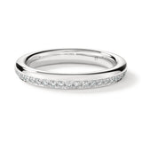 Barre Pave Band in White Gold from Hearts On Fire from LeGassick Jewellery Gold Coast, Australia.