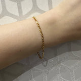 Bevelled Diamond Cut Figaro Bracelet In 9 Carat Yellow Gold available from LeGassick Fine Jewellery, Gold Coast, Australia. Showrooms at Pacific Fair and Runaway Bay Centre.
