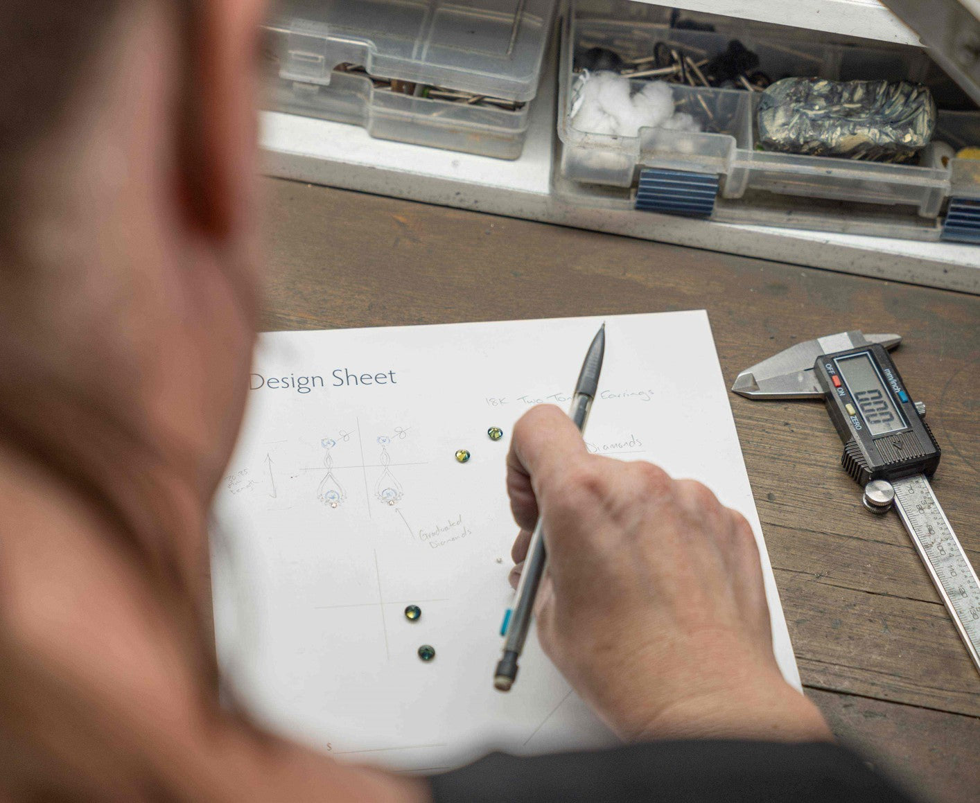 Bespoke jewellery creation by LeGassick Master Jeweller.