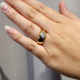 Diamond Bezel Set Ring In 18ct Yellow Gold available from LeGassick Fine Jewellery, Gold Coast, Australia. Showrooms at Pacific Fair and Runaway Bay Centre.