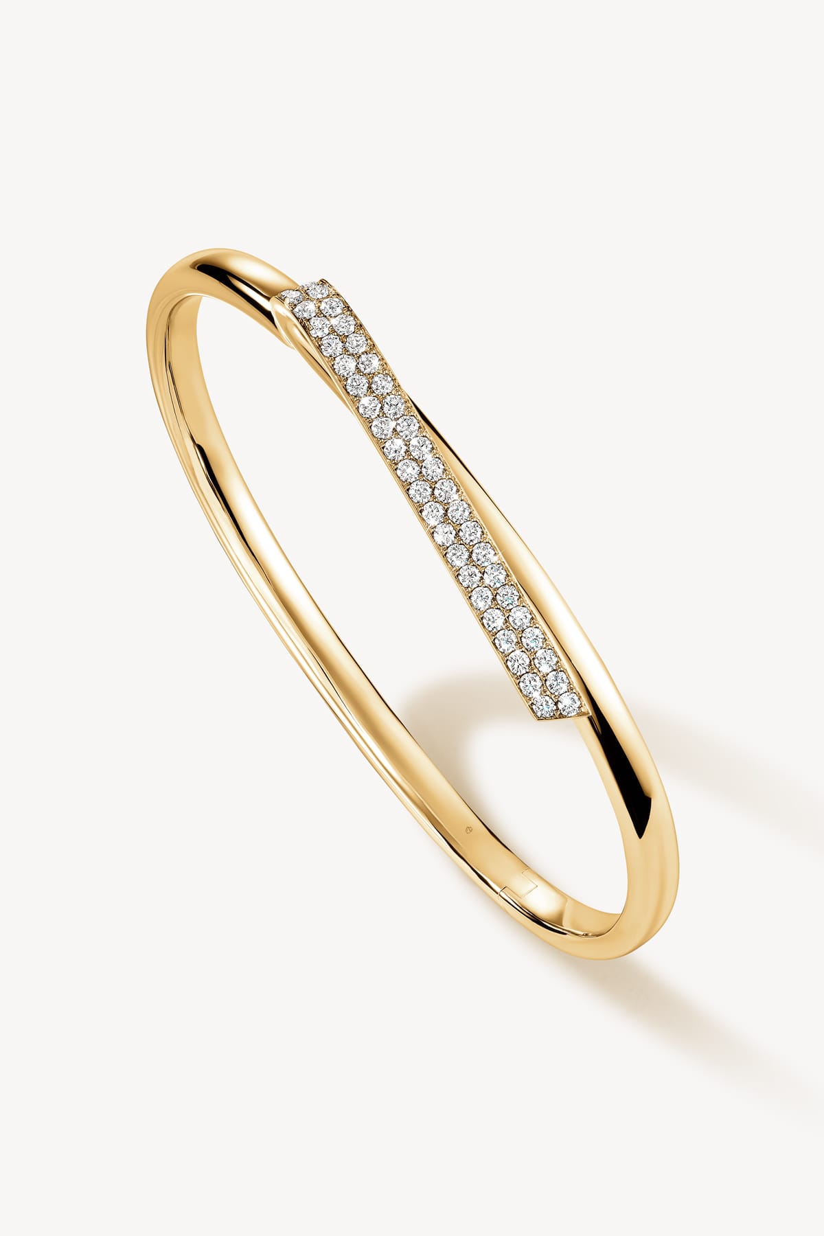 Inside Out Diamond Flip Bangle from Hearts On Fire exclusively available from LeGassick Fine Jewellery, Gold Coast, Australia.