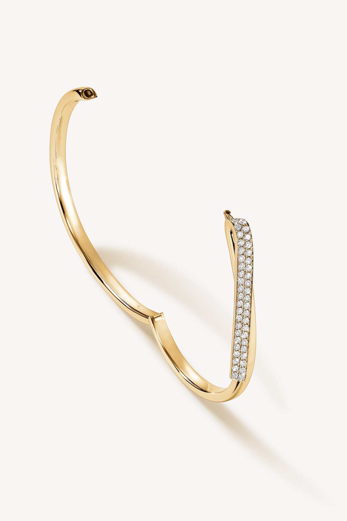 Inside Out Diamond Flip Bangle from Hearts On Fire exclusively available from LeGassick Fine Jewellery, Gold Coast, Australia.