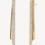 Inside Out Diamond Flip Drop Earrings in Yellow Gold from Hearts On Fire exclusively available from LeGassick Fine Jewellery, Gold Coast, Australia.