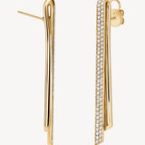 Inside Out Diamond Flip Drop Earrings in Yellow Gold from Hearts On Fire exclusively available from LeGassick Fine Jewellery, Gold Coast, Australia.