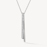 Inside Out Diamond Flip Drop Pendant in White Gold from Hearts On Fire exclusively available from LeGassick Fine Jewellery, Gold Coast, Australia.