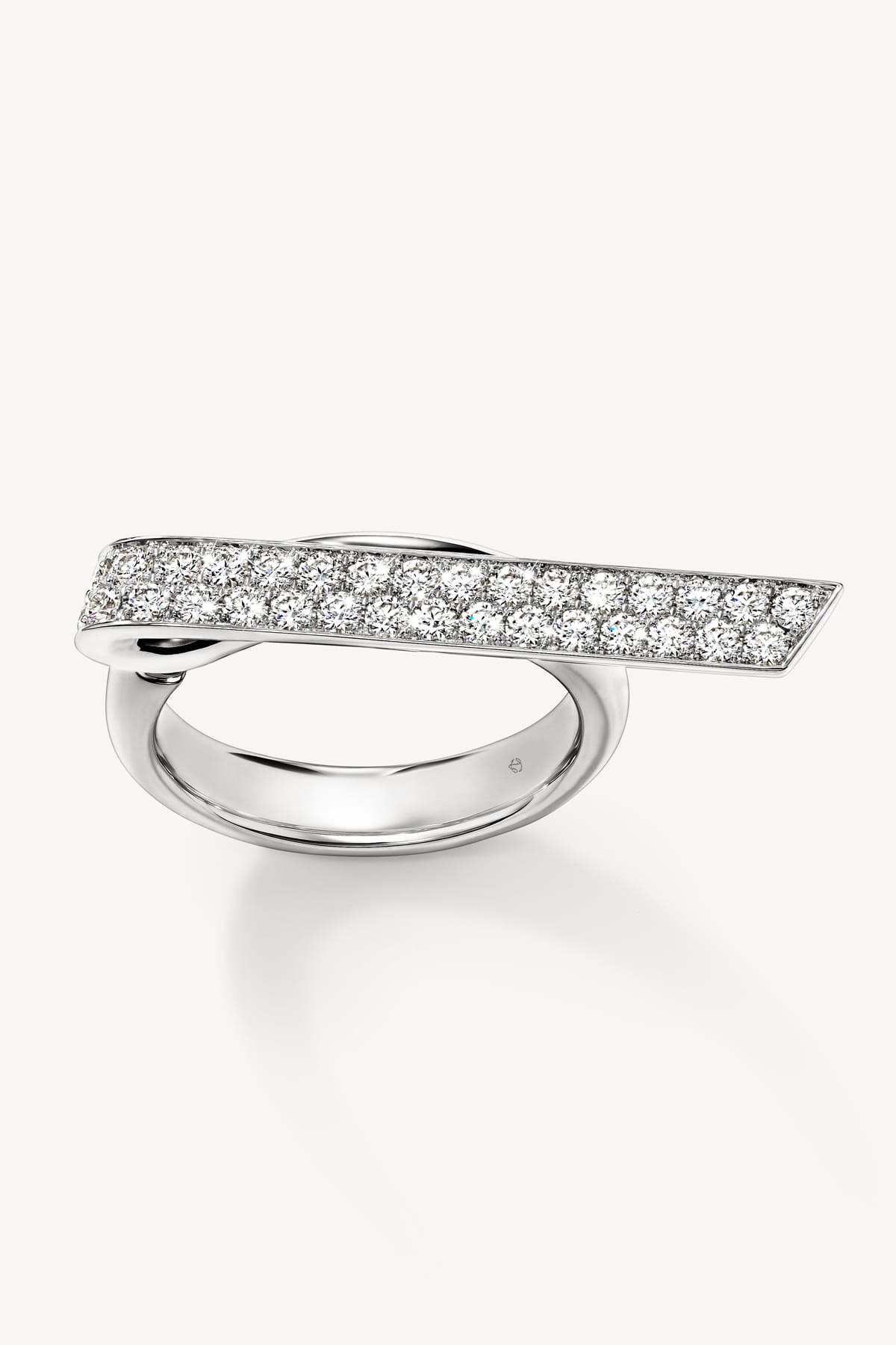 Inside Out Elongated Diamond Flip Ring in White Gold from Hearts On Fire exclusively available from LeGassick Fine Jewellery, Gold Coast, Australia.