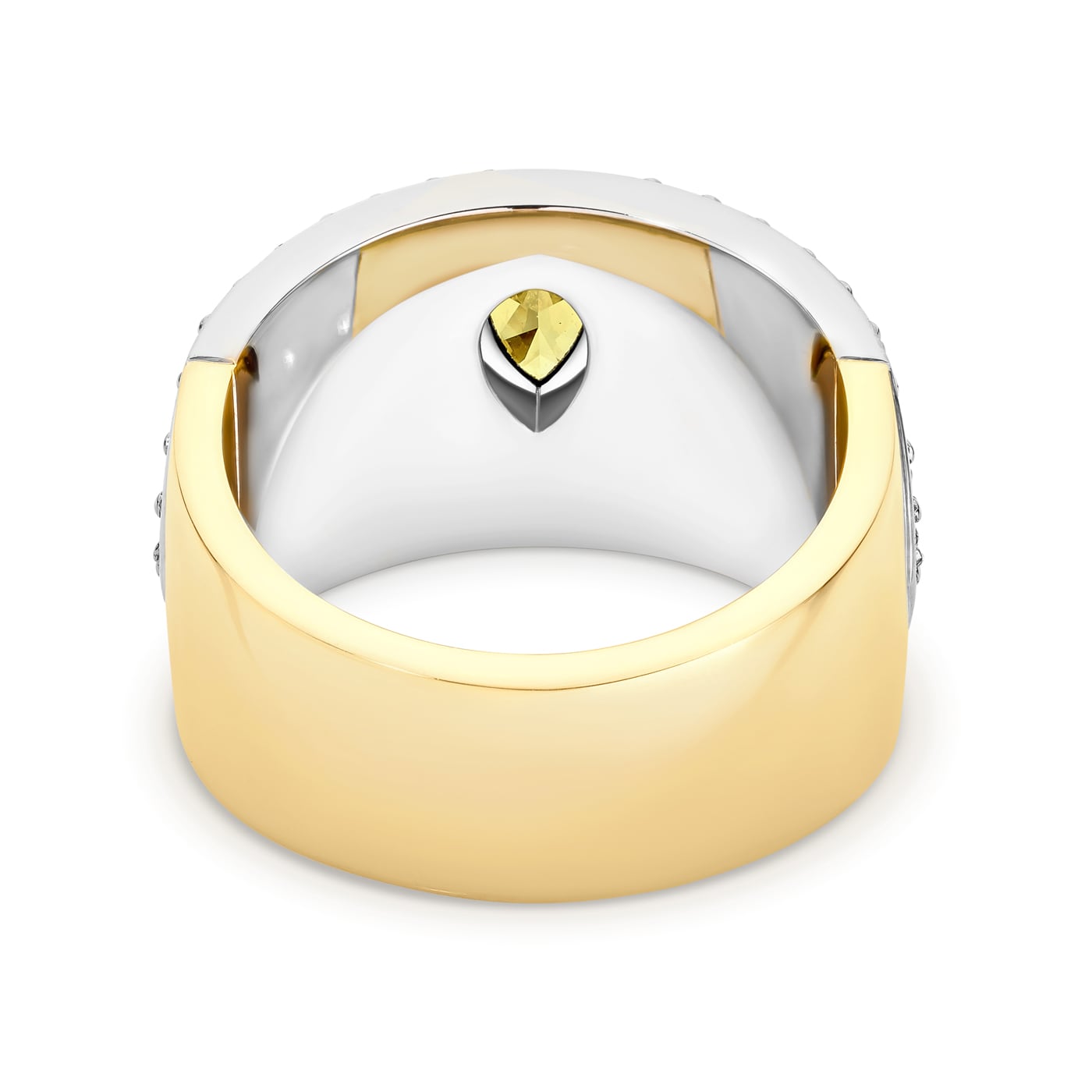 Evelyn Yellow Pear Cut Diamond Ring part of The Beyond Luxury Collection from LeGassick.