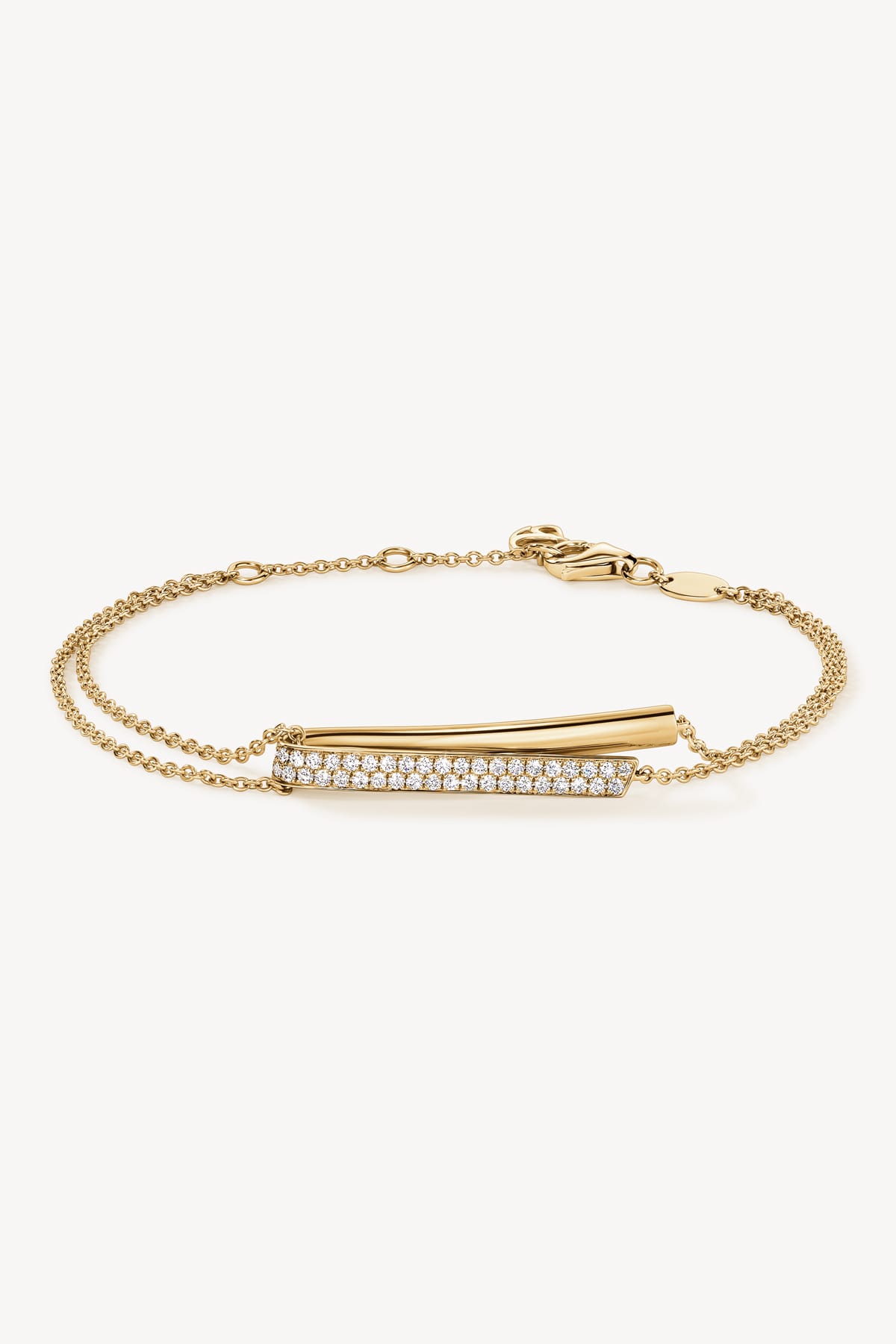 Inside Out Diamond Flip Bracelet in Yellow Gold from Hearts On Fire exclusively available from LeGassick Fine Jewellery, Gold Coast, Australia.