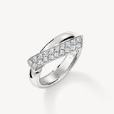 Inside Out Diamond Flip Ring in White Gold from Hearts On Fire exclusively available from LeGassick Fine Jewellery, Gold Coast, Australia.
