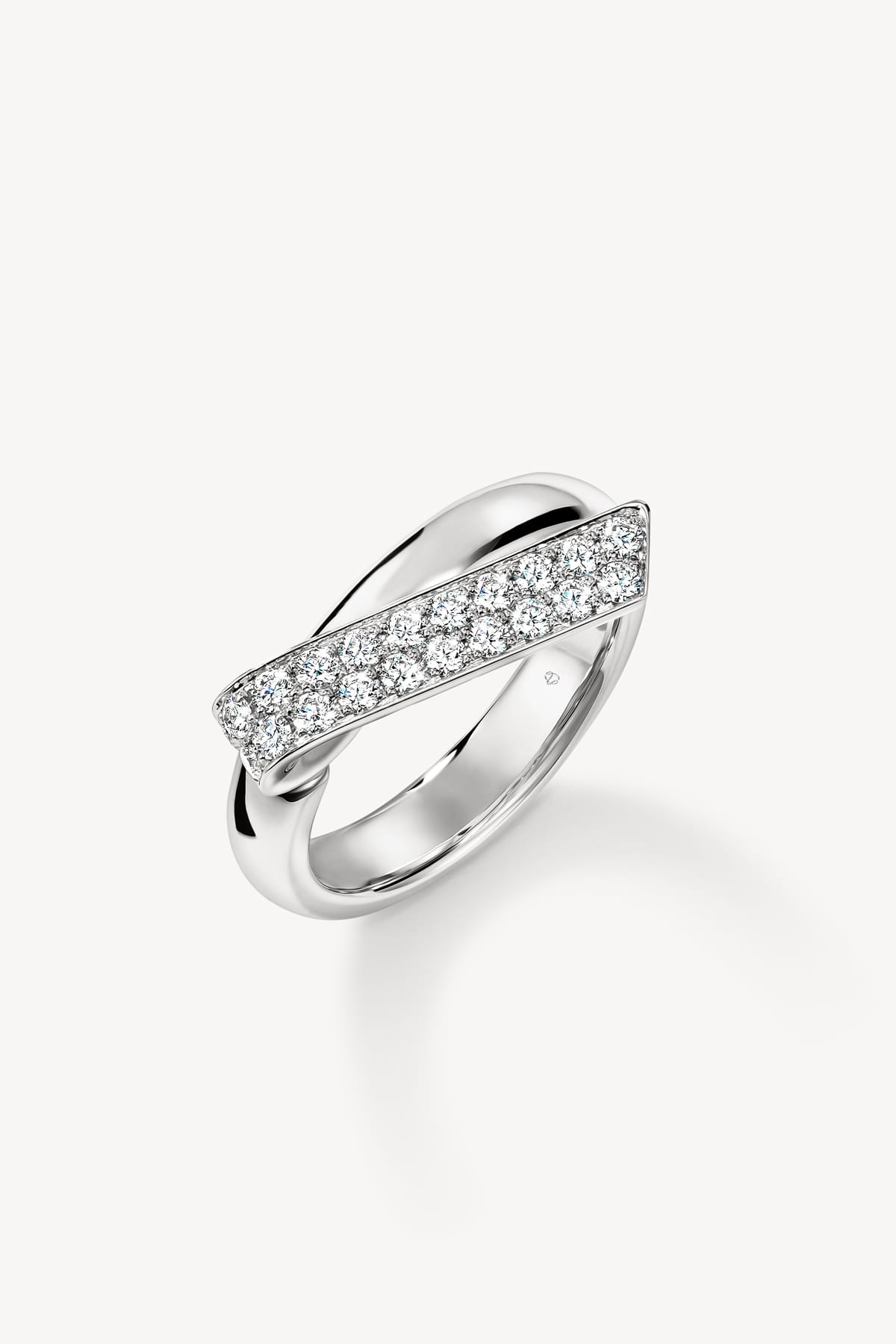 Inside Out Diamond Flip Ring in White Gold from Hearts On Fire exclusively available from LeGassick Fine Jewellery, Gold Coast, Australia.