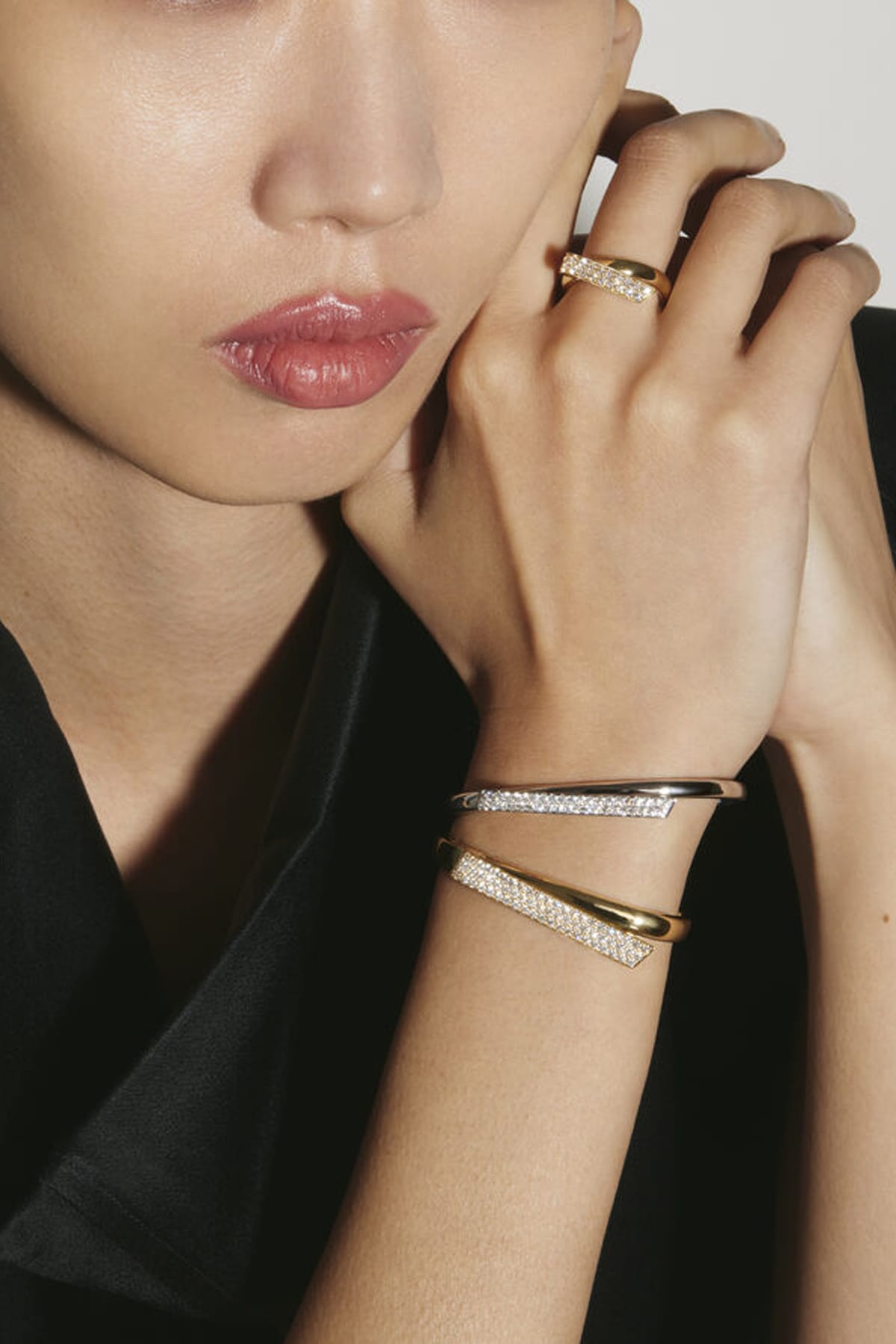 Inside Out Diamond Flip Bangle from Hearts On Fire available from LeGassick, Gold Coast.