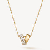 Inside Out Multi Wear Rondel Diamond Pendant Necklace In Yellow Gold From Hearts On Fire exclusively available from LeGassick Fine Jewellery, Gold Coast, Australia.