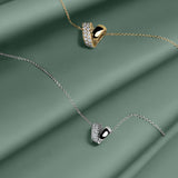 Inside Out Multi Wear Rondel Diamond Pendant Necklace In White Gold From Hearts On Fire exclusively available from LeGassick Fine Jewellery, Gold Coast, Australia.