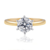 Jane... 1.5 Carat Round Brilliant Cut Lab Created Diamond Set Ring from The Madison Collection and exclusive to LeGassick.
