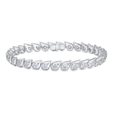 LU Droplet Bracelet In White Gold From Hearts On Fire exclusive to LeGassick Jewellery, Gold Coast, Australia.