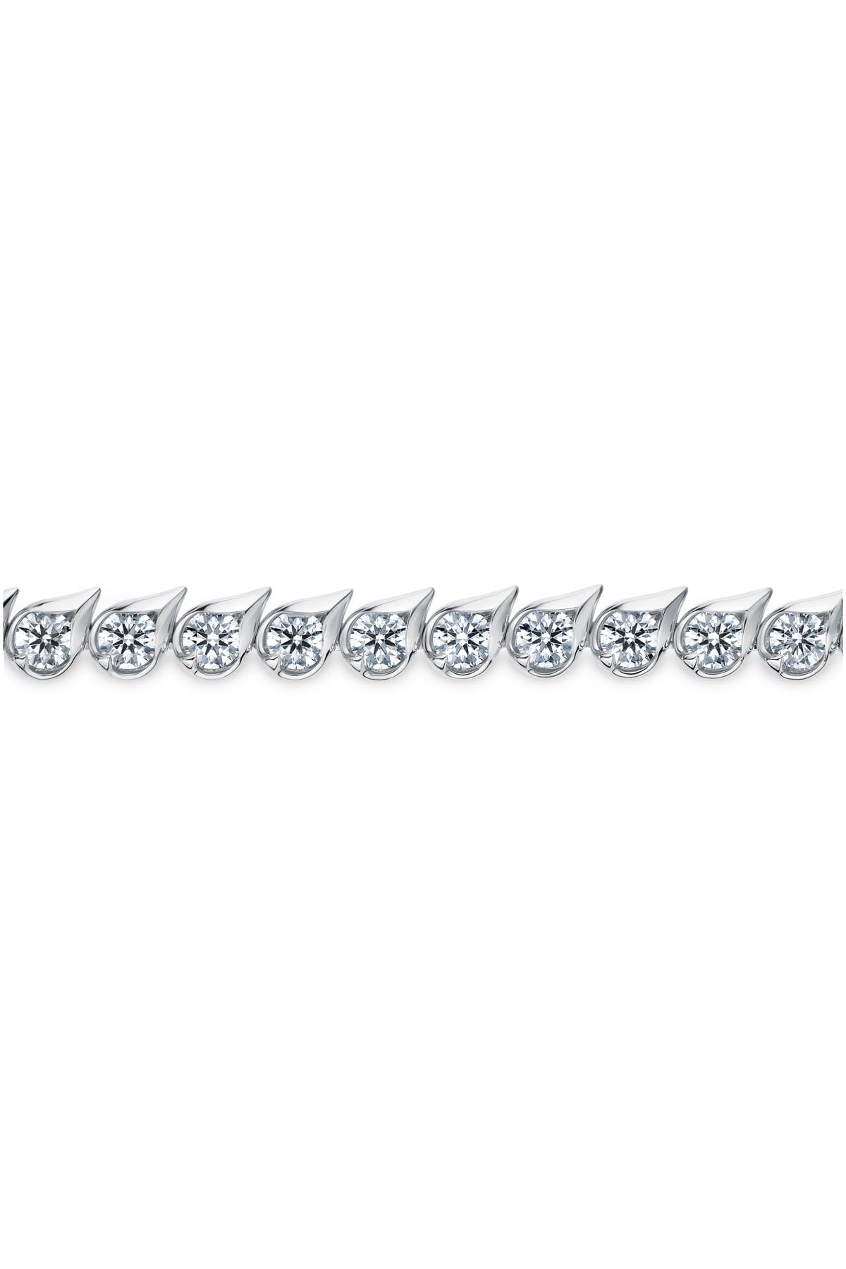 LU Droplet Bracelet In White Gold From Hearts On Fire exclusive to LeGassick Jewellery, Gold Coast, Australia.
