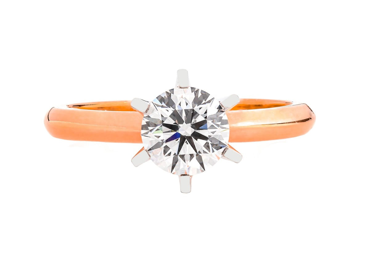 LeGassick 1.00ct Diamond Solitaire Rose Gold available at LeGassick Diamonds and Jewellery Gold Coast, Australia.