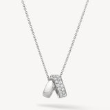 Inside Out Multi Wear Rondel Diamond Pendant Necklace In White Gold From Hearts On Fire exclusively available from LeGassick Fine Jewellery, Gold Coast, Australia.