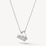 Inside Out Multi Wear Rondel Diamond Pendant Necklace In White Gold From Hearts On Fire exclusively available from LeGassick Fine Jewellery, Gold Coast, Australia.