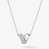 Inside Out Multi Wear Rondel Diamond Pendant Necklace In White Gold From Hearts On Fire exclusively available from LeGassick Fine Jewellery, Gold Coast, Australia.
