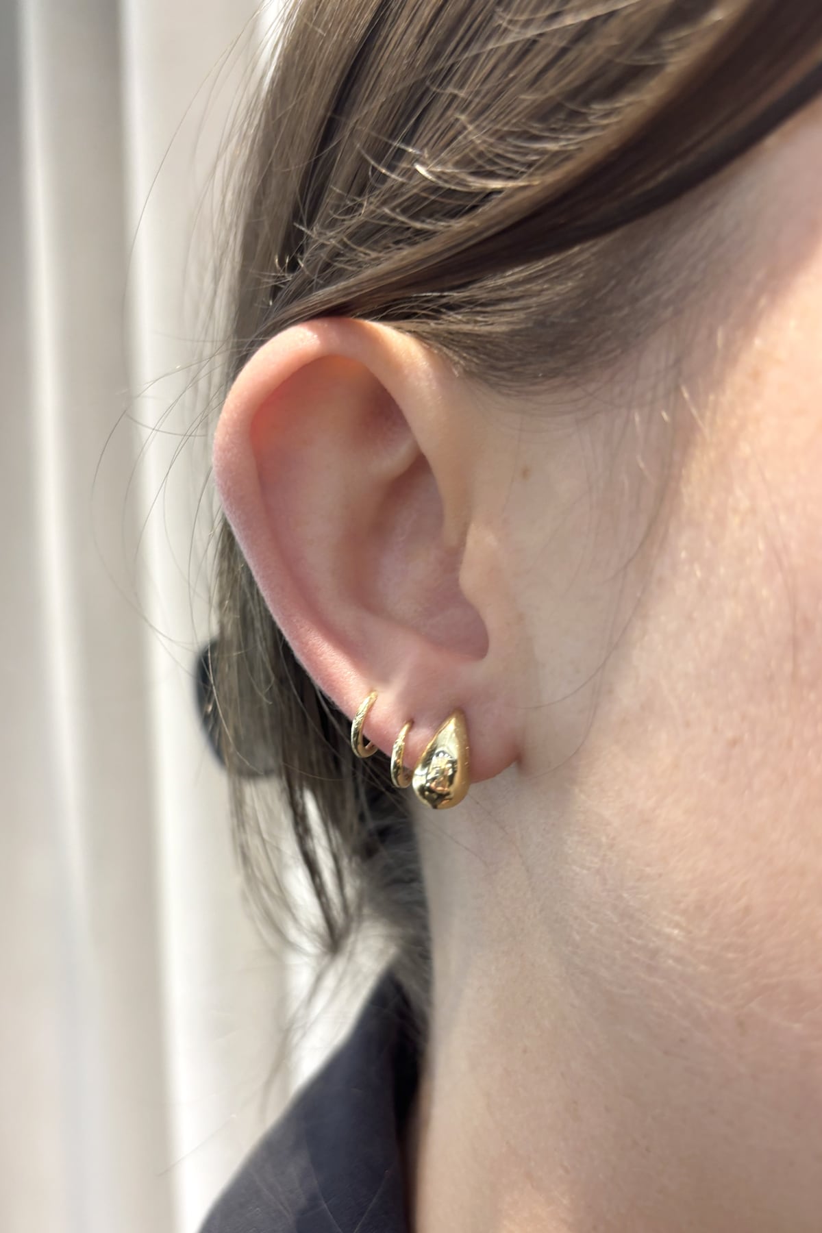 Small Teardrop Stud Earrings In 9 Carat Yellow Gold available from LeGassick Fine Jewellery, Gold Coast, Australia. Showrooms at Pacific Fair and Runaway Bay Centre.