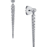 Tapered Diamond Drop Earrings from LeGassick Jewellery.
