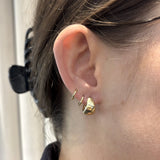 Tapered Huggie Earrings In 9 Carat Yellow Gold available from LeGassick Fine Jewellery, Gold Coast, Australia. Showrooms at Pacific Fair and Runaway Bay Centre.