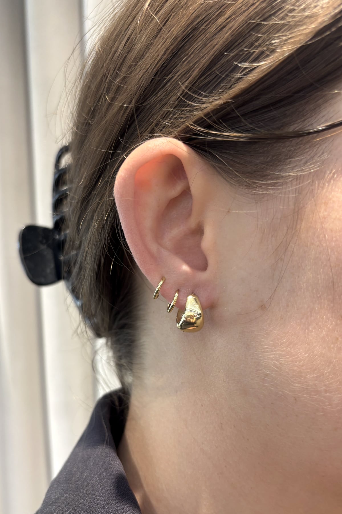 Tapered Huggie Earrings In 9 Carat Yellow Gold available from LeGassick Fine Jewellery, Gold Coast, Australia. Showrooms at Pacific Fair and Runaway Bay Centre.