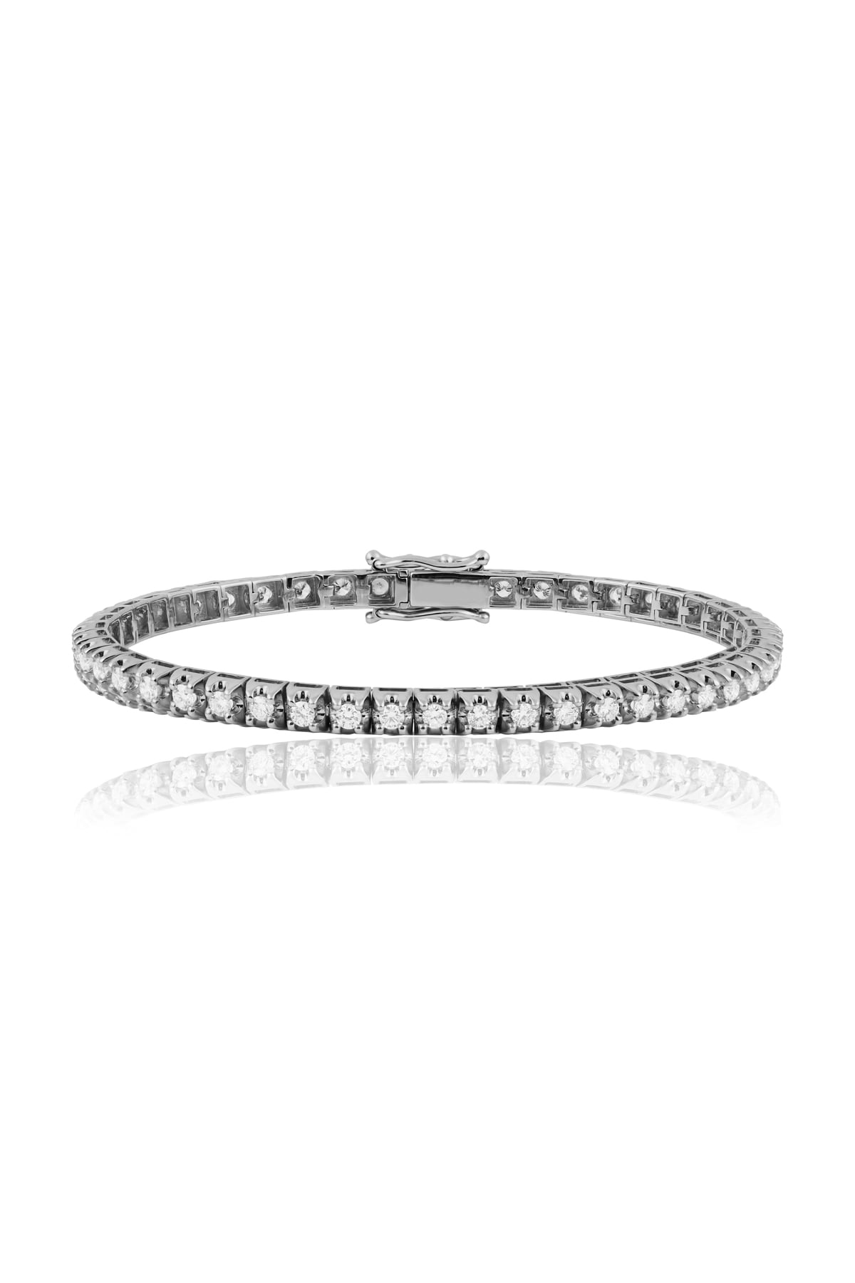 2 Carat 9 Carat Gold Tennis Bracelet available at LeGassick Diamonds and Jewellery Gold Coast, Australia.