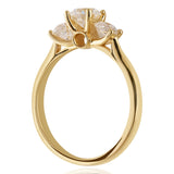Trilogy Style Diamond Ring In Yellow Gold from LeGassick Jewellery, Gold Coast, Australia.
