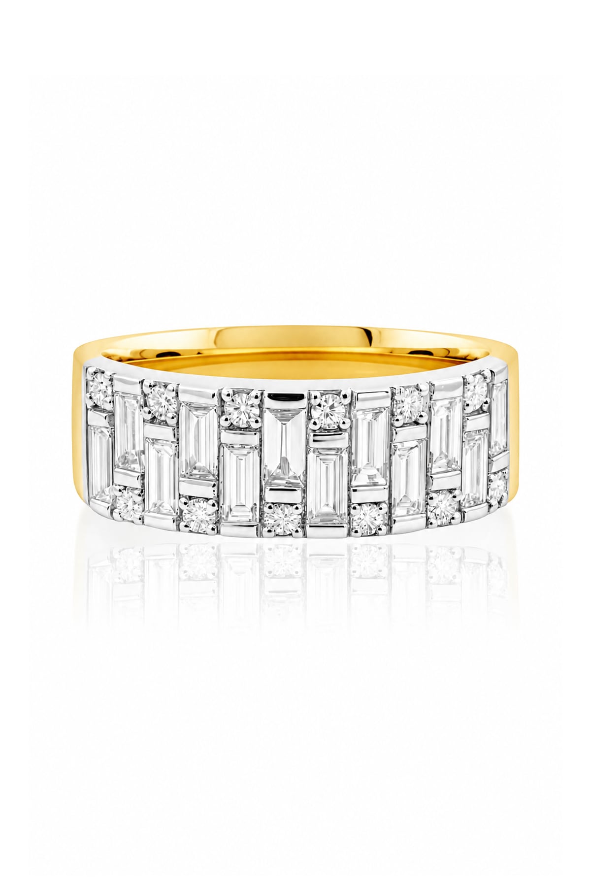 Diamond Dress Ring In Yellow & White Gold LeGassick Fine Jewellery Diamond Dress Ring In Yellow & White Gold LeGassick Fine Jewellery