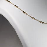 Yellow Gold Fancy Bar and Bead Necklet from LeGassick Jewellery, Gold Coast, Australia.