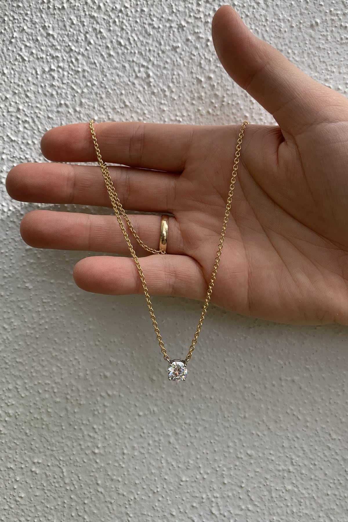 The Coco Diamond Necklace… 1.50 Carat Solitaire Claw Set Lab Created Diamond Necklace. Part of The Madison Collection and exclusive to LeGassick Jewellery.