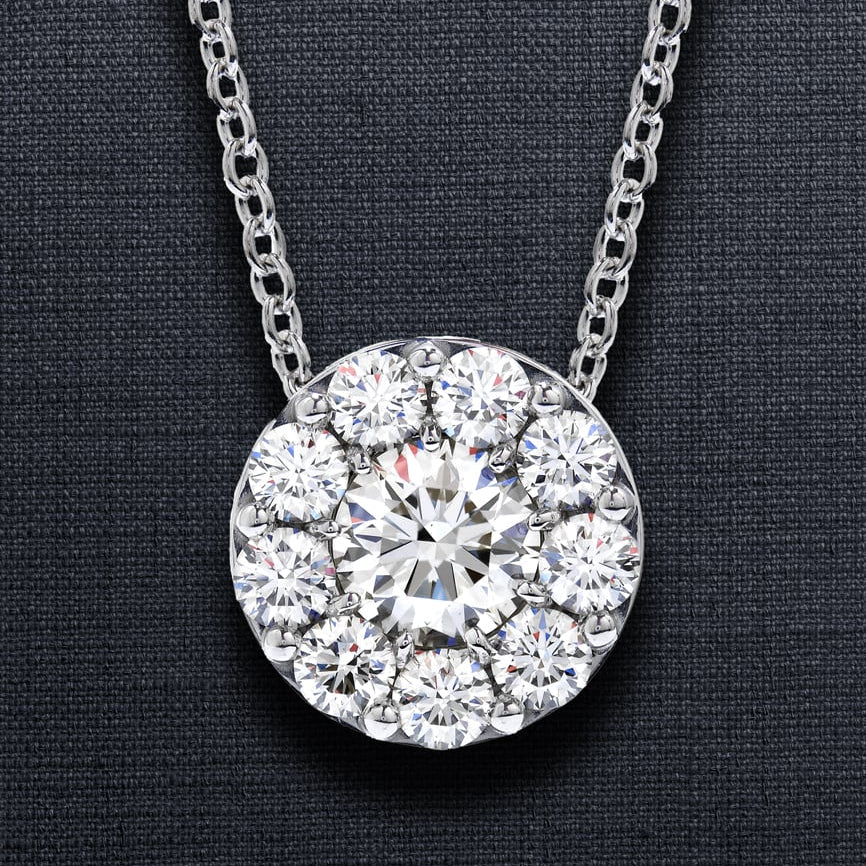 Fulfillment Diamond Pendant from Hearts On Fire available at LeGassick Diamonds & Jewellery Gold Coast, Australia.