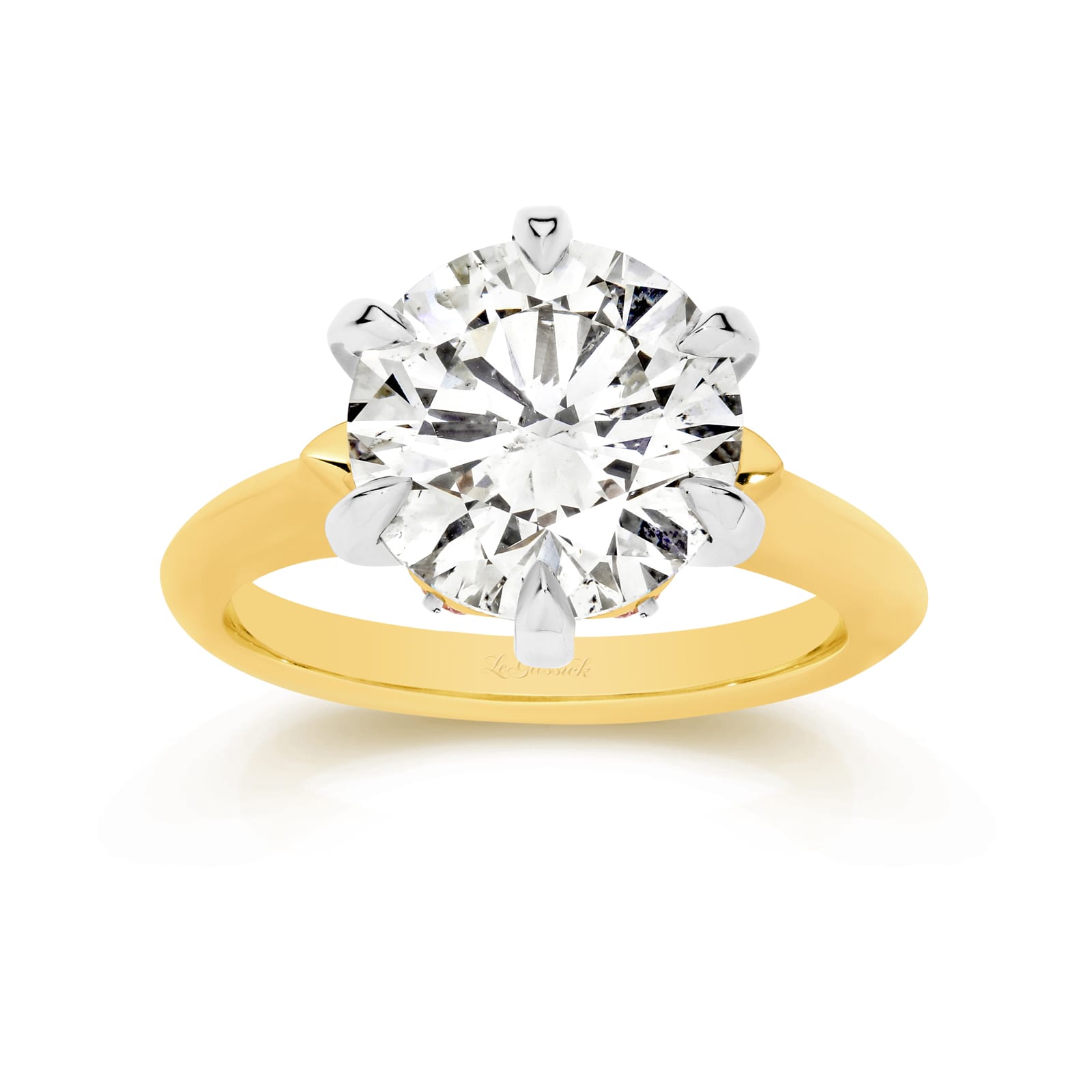 Genevieve 5ct Round Brilliant Cut Solitaire Diamond Ring part of The Beyond Luxury Collection by LeGassick.