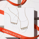 Barre Floating Diamond Pave Pendant Necklace from Hearts On Fire from LeGassick Jewellery Gold Coast, Australia.