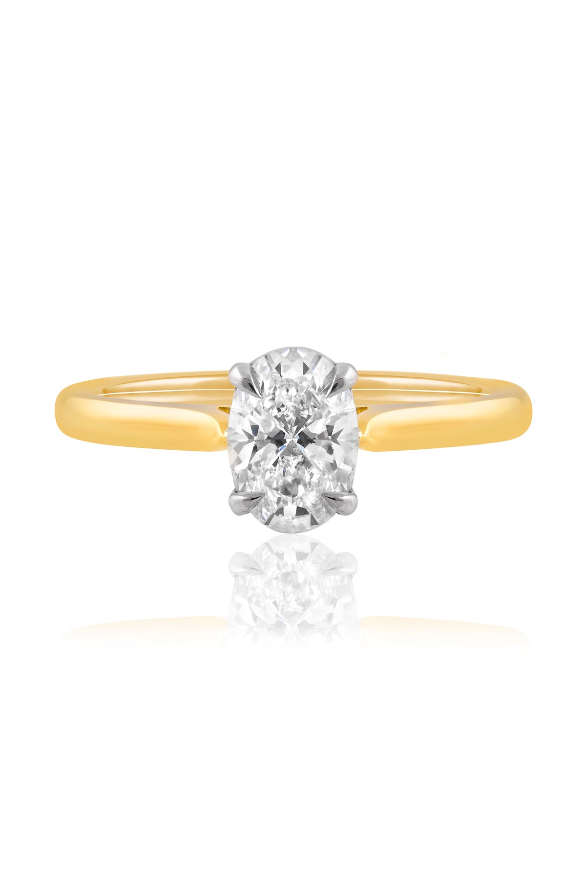1.01 Carat Oval Diamond Solitaire Engagement Ring from LeGassick Jewellery.