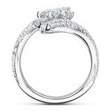 Vela Bypass Cocktail Ring From Hearts On Fire exclusive to LeGassick Jewellery, Gold Coast, Australia.