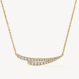 Vela French Cut Pavé Diamond Pendant Necklace from Hearts On Fire at LeGassick.