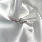 18 Carat Gold Double Oval Diamond Halo Engagement Ring available at LeGassick Diamonds and Jewellery Gold Coast, Australia.