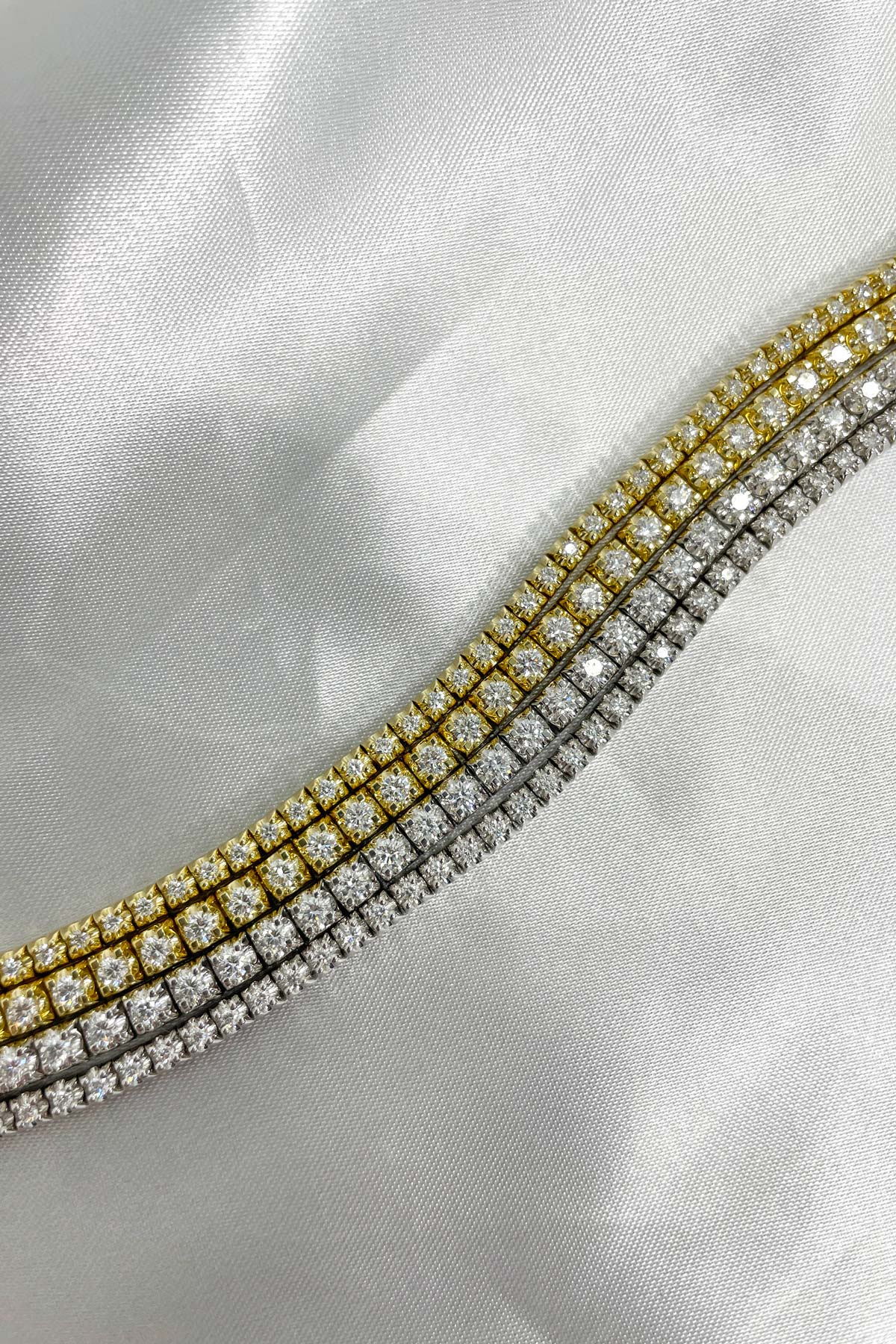 9 Carat Gold Tennis Bracelet available at LeGassick Diamonds and Jewellery Gold Coast, Australia.