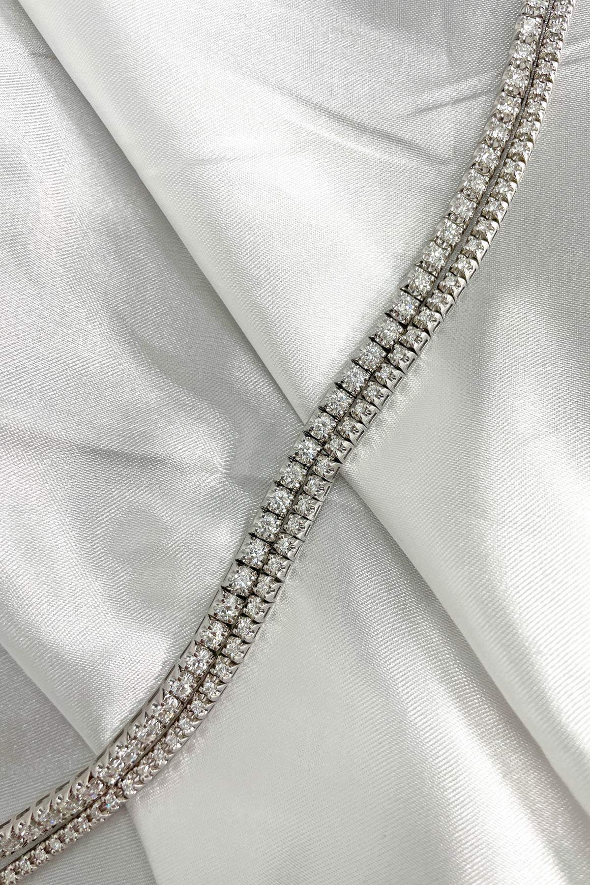 Diamond Tennis Bracelets in 9ct White Gold available at LeGassick Diamonds and Jewellery Gold Coast, Australia.